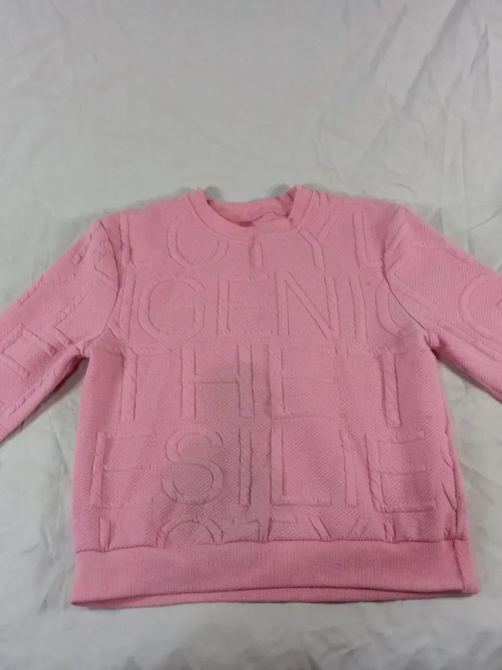 2 Shein Girl Pink Cute Design Long Sleeve Shirt Kids Clothes Bundle in Good Cond